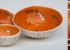 Bateye, bowls -orange-