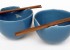 Yapp.a, chopstic bowls -blue-