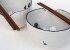 Yapp.a, chopstic bowls -white-